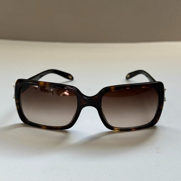 Tiffany & Co TF4047B Square Sunglasses | Brown Tortoise Shell - Picture 6 of 6